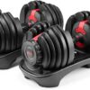 Bowflex SelectTech 552 Adjustable Dumbbells Pair - 5 to 52.5 lbs Weight Range, Replaces 15 Sets