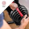 Bowflex SelectTech 552 Adjustable Dumbbells Pair - 5 to 52.5 lbs Weight Range, Replaces 15 Sets - Image 7