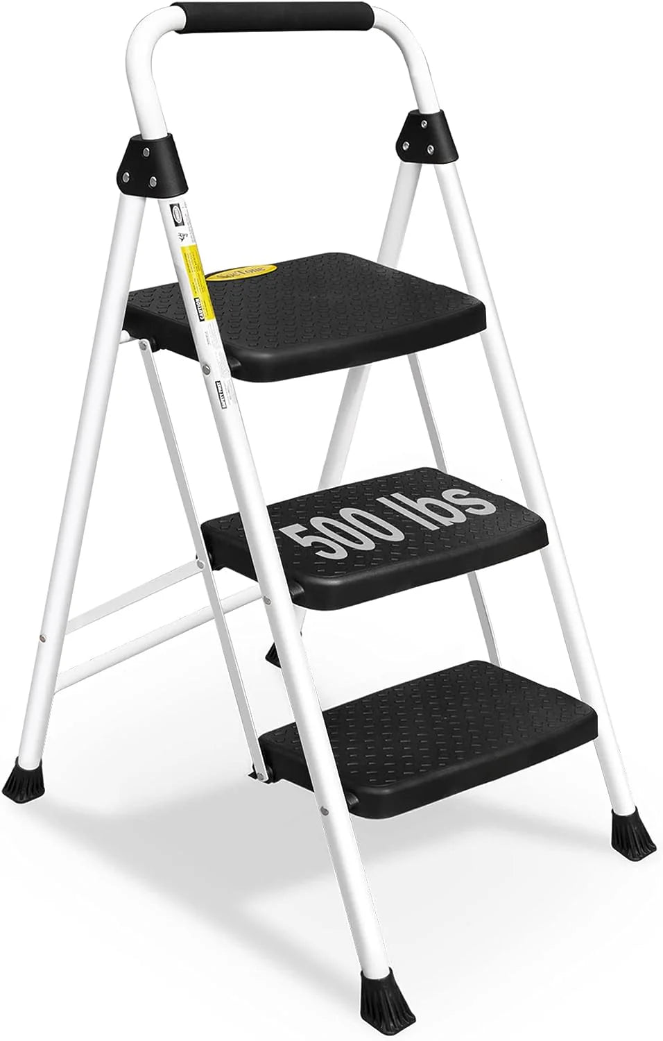 SocTone 3 Step Ladder, Folding Step Stool for Adults with Handle, Lightweight - Image 7