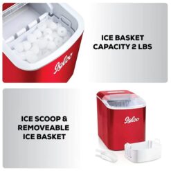 Alternative view of Igloo ICEB26RR Automatic Portable Electric Countertop Ice Maker Machine