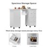 OmySalon Manicure Table Nail Desk w/Electric Downdraft Vent - Image 9