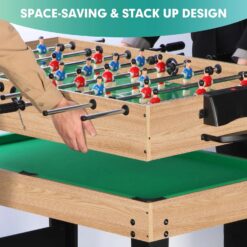 Alternative view of 12-in-1 Game Table - 48" Combo Game Table, Ping Pong Table, Foosball Table, Air Hockey Table, Pool Table - Sports Arcade Games with Accessories - Ideal for Game Rooms and Family Game Nights!