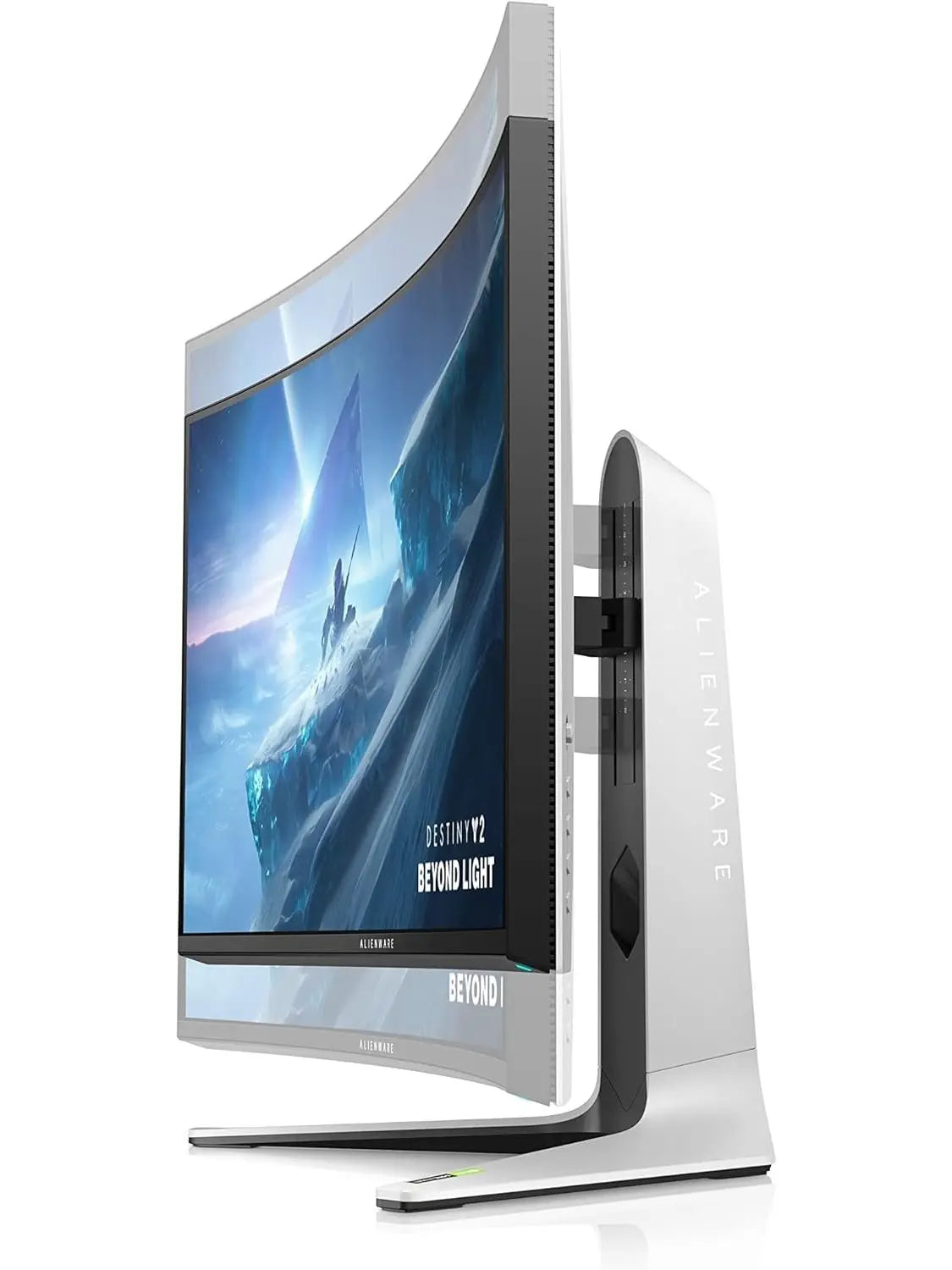 Alienware Ultrawide Curved Gaming Monitor 38 Inch, 144Hz Refresh Rate, 3840 x 1600 WQHD , IPS, NVIDIA G-SYNC Ultimate, 1ms Response Time, 2300R Curvature, VESA Display HDR 600, AW3821DW - White - Image 5