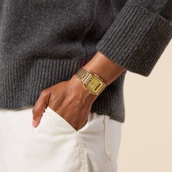 Alternative view of Casio AQ230 Analog Digital Watch - Gold