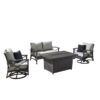 Martha Stewart Metal 4 - Person Seating Group with Cushions - Image 17