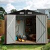Aoxun 6.4x4 FT Outdoor Storage Shed for Tool Garden - Image 3