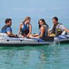 Intex Excursion 5 Person Inflatable Fishing Boat with Composite Motor Mount - Image 6