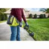 40V Brushless 20 in. Walk Behind Self Propelled Mower String Trimmer Leaf Blower with (2) Batteries and (2) Chargers - Image 4