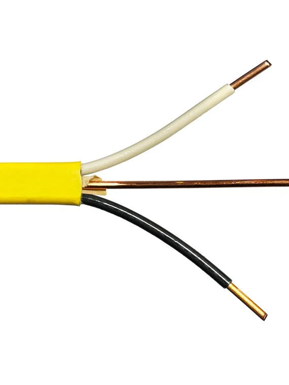 2025 Unbranded* 250-Ft Roll 12-2 AWG NM-B Gauge Indoor Electrical Copper Wire Ground Cable, WHITE (/2) - Image 4