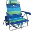 2 Backpack Beach Chairs with Storage Pouch and Towel Bar - Image 2