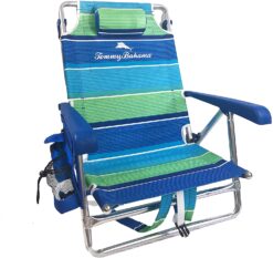 Alternative view of 2 Backpack Beach Chairs with Storage Pouch and Towel Bar