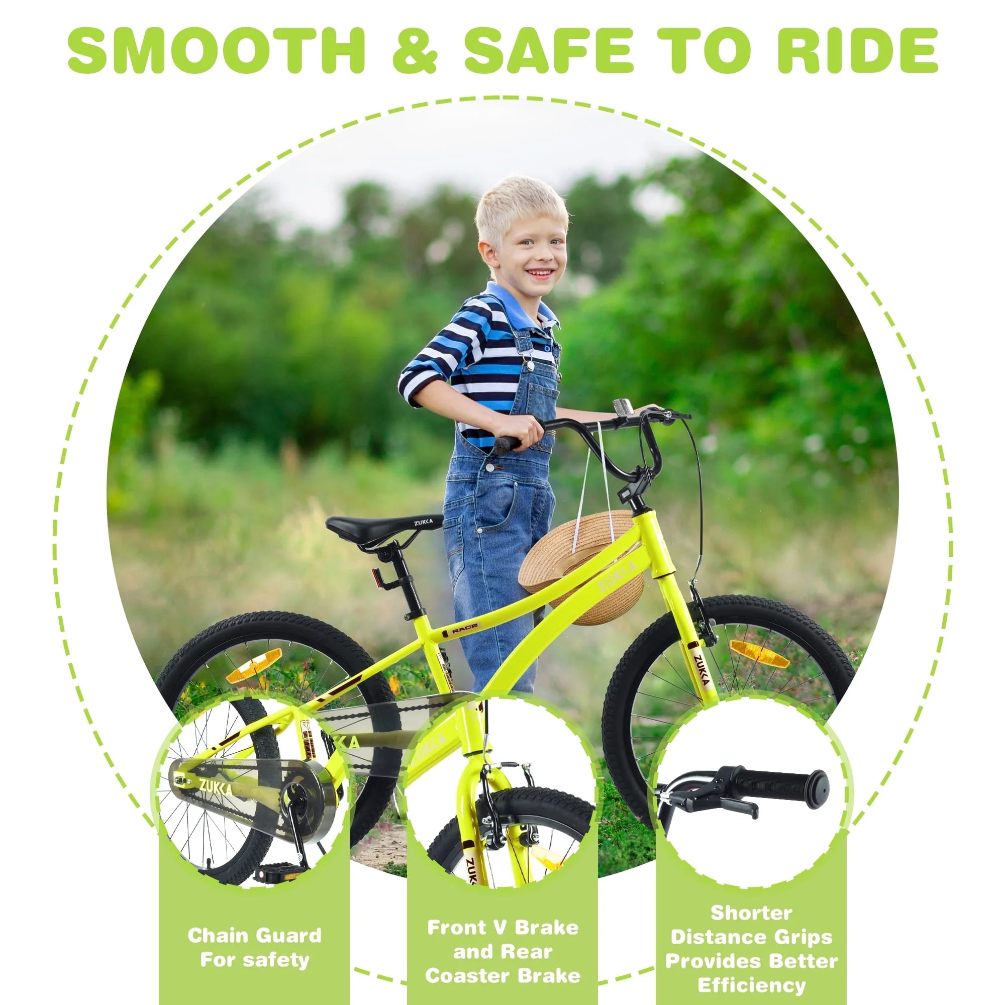 Baprem 18" Girls Bike for 5-9 Years Old Kids, Cute Kids Bike with Training Wheels, Steel Frame Sporty Children Bicycle, Pink - Image 44