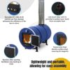 Barrel Stoves Kit C Perfect For 30-55 Gallon Drum Wood Stove Kit - Wood Burning Stove Kit Barrel Stove Door - Fire Wood Camp Stove Kit Wood Stove Kit for Emergency Heating & Cooking - Image 8