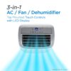 BLACK+DECKER 8000 BTU Portable Air Conditioner up to 350 Sq.Ft - Image 6