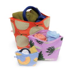 Alternative view of Baggu Recycled Nylon Go Pouches - Set of 3 - Japanese Produce