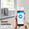 U-Shaped Inverter Window Air Conditioner 12,000BTU with Open Window Flexibility, Robust Installation,Extreme Quiet, 35% Energy Saving, Smart Control, Alexa, Remote, Bracket Included (Renewed) - Image 4