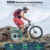 500W Electric Bike 26" Electric Bicycle for Adults with Cruise Control System Ebike - Image 6