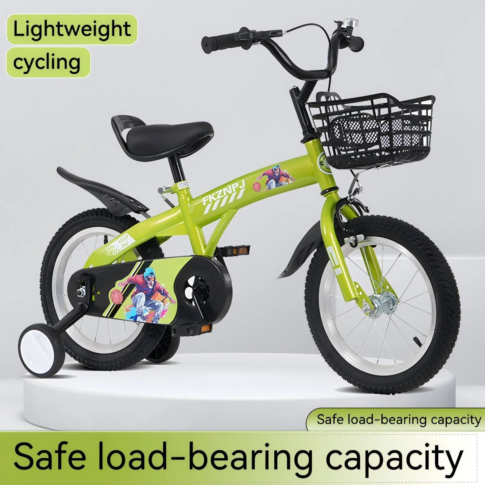 Baprem 18" Girls Bike for 5-9 Years Old Kids, Cute Kids Bike with Training Wheels, Steel Frame Sporty Children Bicycle, Pink - Image 49