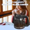 12-Cup Coffee Pot Replacement Carafe Compatible with Ninja Coffee Brewer Maker Models CE251 CE201 CE201C CE200 CE200C Model# XGLSLID200 - Image 6