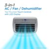8,000 BTU Portable Air Conditioner up to 350 Sq.ft with Remote Control - Image 5