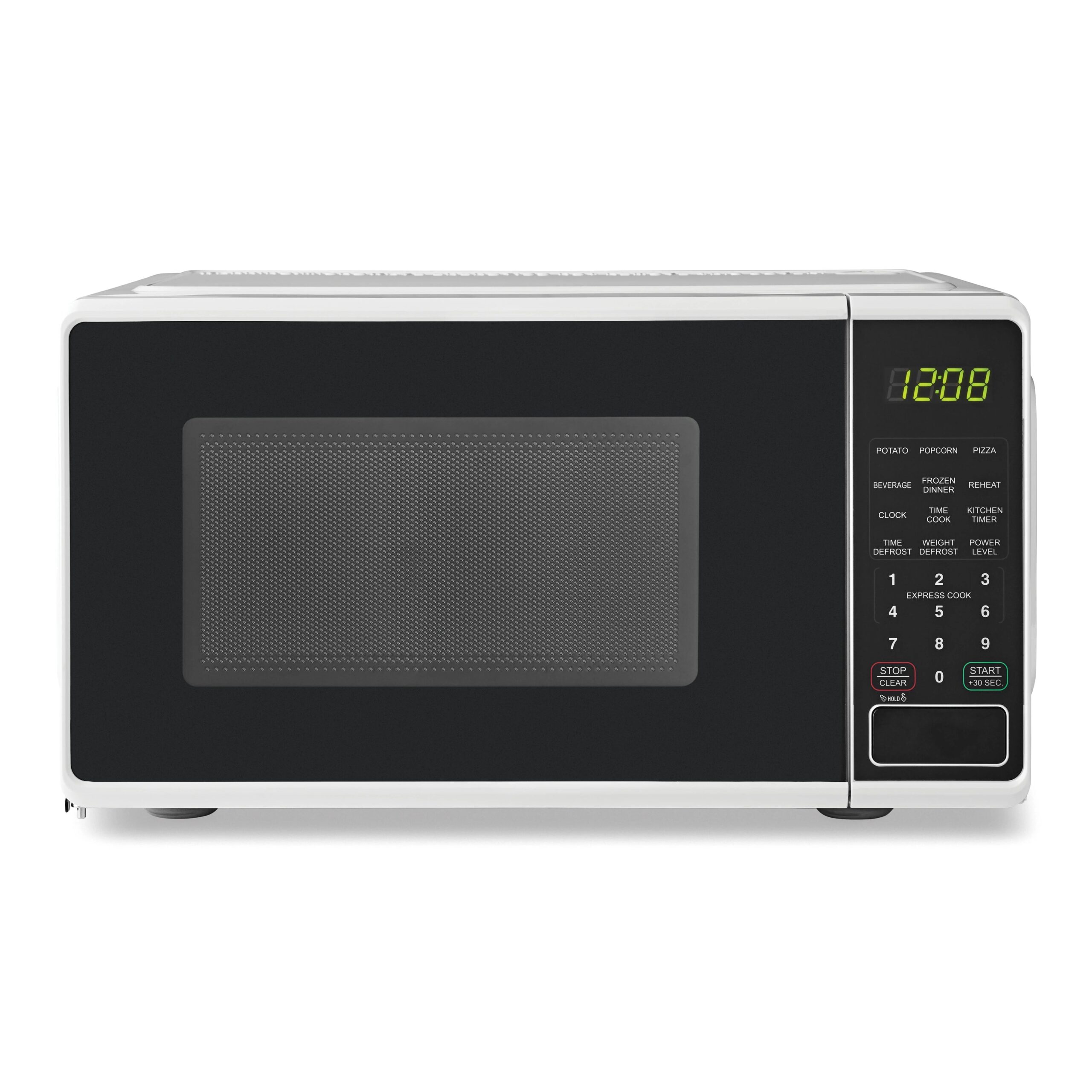 Mainstays 0.7 cu. ft. Countertop Microwave Oven, 700 Watts, White, New