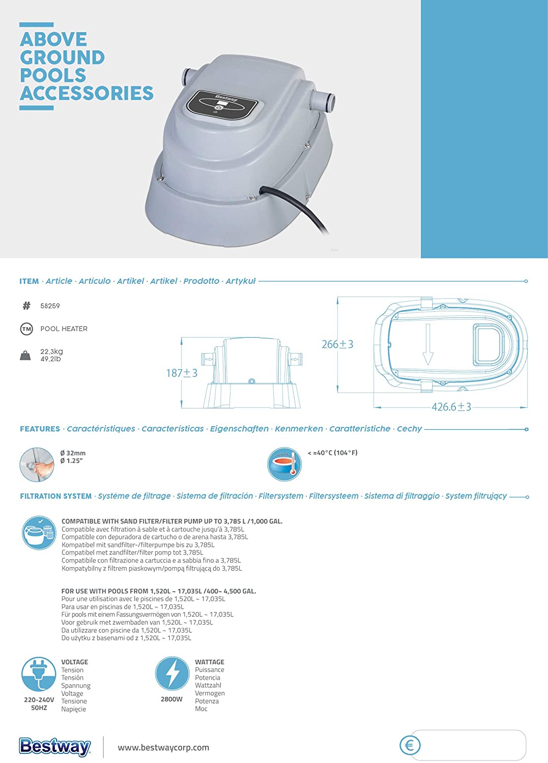 Bestway Pool Heater - Image 6