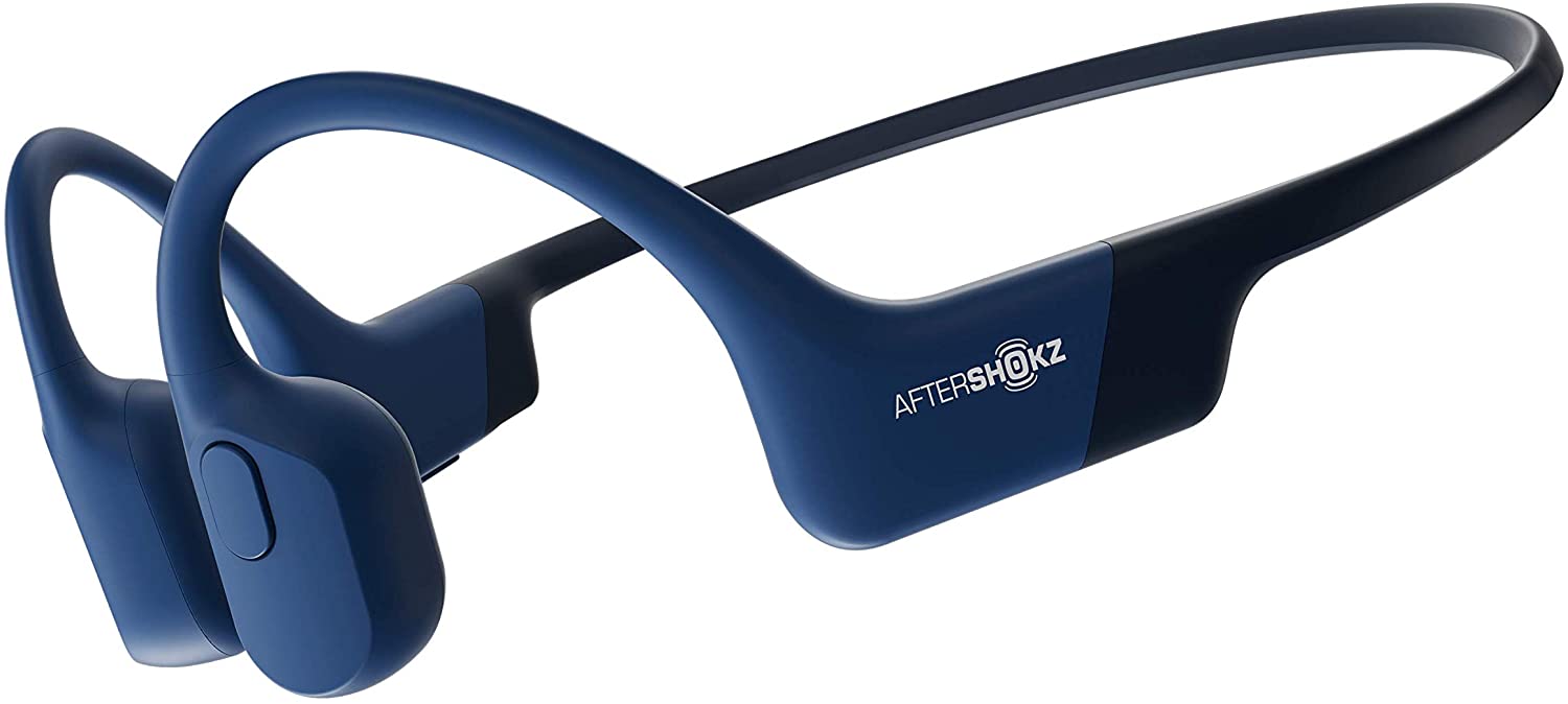 AfterShokz Aeropex Open-Ear Wireless Bone Conduction Headphones with Sport Belt Cosmic Black 2.3 - Image 7