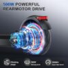 Electric Scooter - 8.5" Solid Tires, 350W Motor, Up to 19 MPH and 21-23 Miles Long-Range Portable Foldable Commuting Scooter for Adults with Double Braking System and App - Image 34
