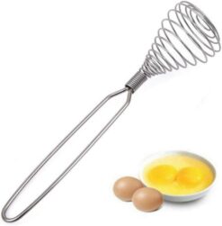 Stainless Steel Spring Coil Whisk Wire Whip Cream Egg Beater Gravy Cream Hand Mixer Kitchen Tool Accessories ...