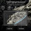 13.3 inch Small PC Monitor 1366x768 Mini LED Monitor with HDMI VGA AV BNC USB Intput, for Fire Stick Computer Xbox Ras pi, Built-in Speaker - Image 3