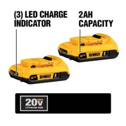 Alternative view of DEWALT 20V MAX 10-Tool Combo Kit with Batteries & Charger - Drill, Impact Driver, Blower, Flashlight, Speaker, Grinder, Saw, Vacuum