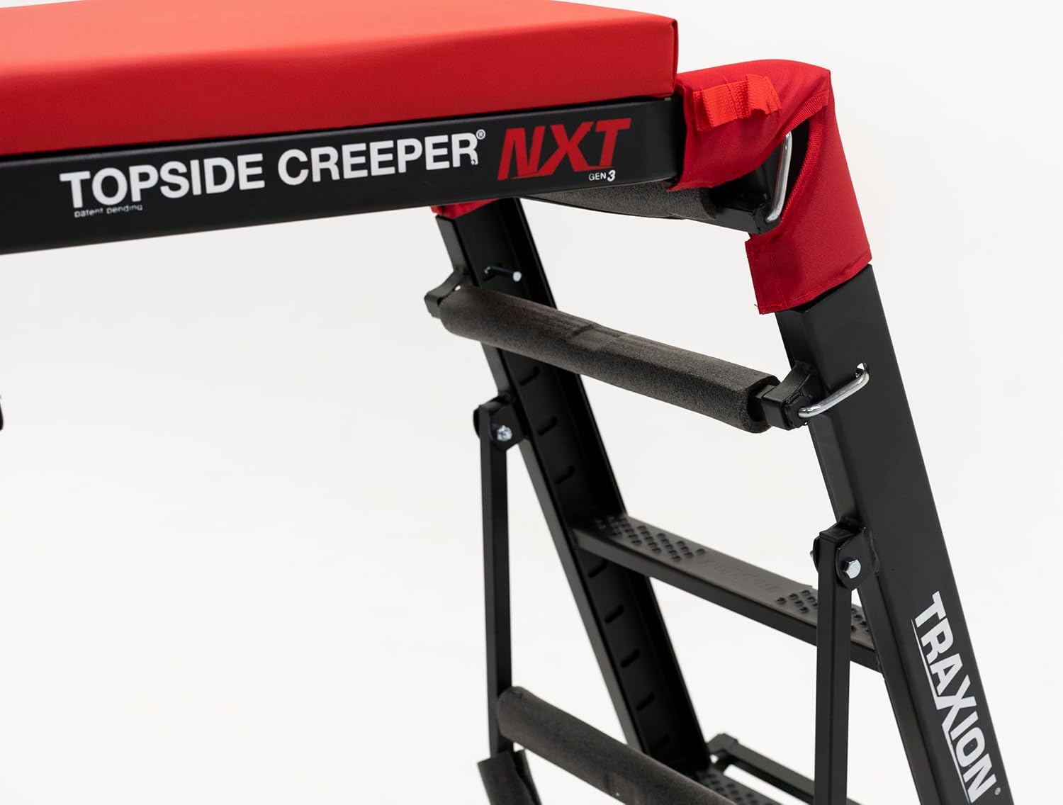 Traxion 3-200 NXT Foldable Topside Engine Creeper, Black - Image 2