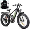 Electric Bike for Adults 1000W, 48V 17.5AH Battery Adult Electric Bicycles, 26 Fat Tire Full Suspension Ebike, 28MPH Mountain Beach E Bike, 7 Speed, 60Miles Range, UL Certified - Image 2