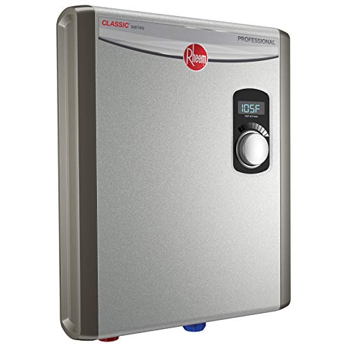 Rheem 18kW 240V Tankless Electric Water Heater, Energy Efficient, Compact, Gray - Image 2