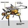 15 Amp Corded 10 in. Job Site Table Saw with Rolling Stand DWE7491RS - Image 3