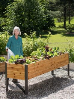Alternative view of Watering Eco-Stained Elevated Planter Box