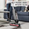 Hoover ONEPWR Evolve Pet Cordless Small Upright Vacuum Cleaner Lightweight Stick Vac For Carpet and Hard Floor BH53422V Black - Image 8