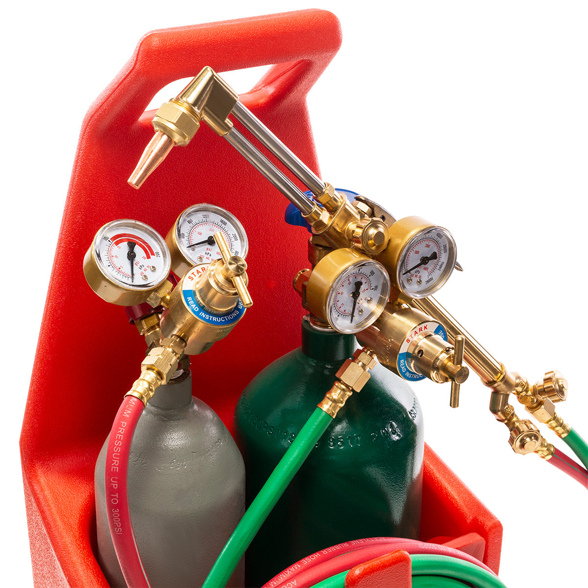XtremepowerUS 55146 Victor Type Welding & Cutting Torch Oxygen Acetylene Regulator Set - Image 3