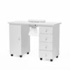 OmySalon Manicure Table Nail Desk w/Electric Downdraft Vent - Image 2