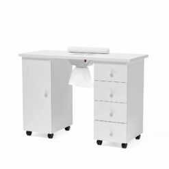 Alternative view of OmySalon Manicure Table Nail Desk w/Electric Downdraft Vent