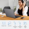 15.6-inch Windows 11 Laptop, 16GB RAM, 512GB SSD, FHD IPS Display Laptop Computer, Intel N5095 Quad Core, 2.4/5G WiFi, BT4.2 Backlit and Fingerprint, Lightweight and Portable - Image 7