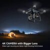 GPS Drones with Camera for Adults 4K Night Vision, 3-Aix Gimbal, 2Mile Long Range, 75Mins Flight Time Professional Drone with 3 Battery, Auto Return+Follow Me+Fly Around+Beginner Mode for Kid - Image 5