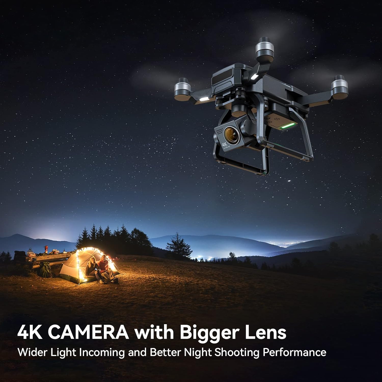 GPS Drones with Camera for Adults 4K Night Vision, 3-Aix Gimbal, 2Mile Long Range, 75Mins Flight Time Professional Drone with 3 Battery, Auto Return+Follow Me+Fly Around+Beginner Mode for Kid - Image 5
