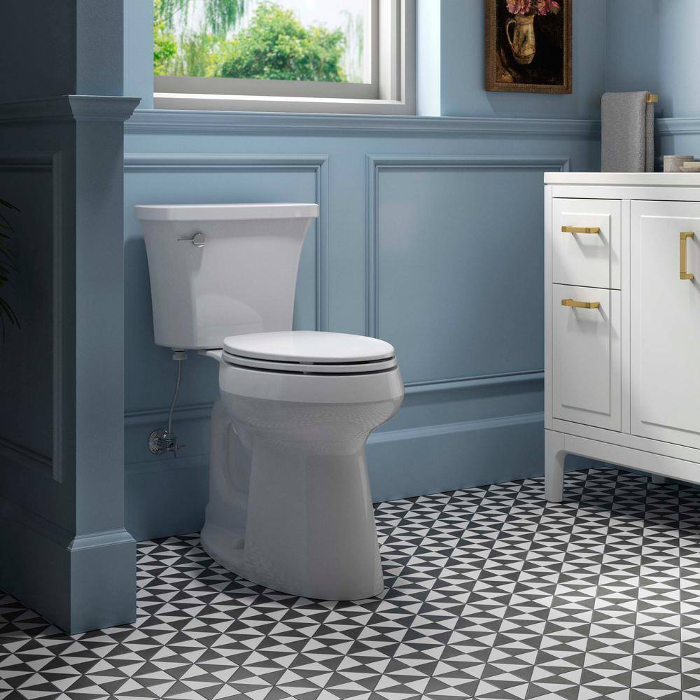 Extra Tall Highline Arc Complete Solution 2-piece 1.28 GPF Single Flush Elongated Toilet in White (Seat Included) 78305-0 - Image 2