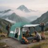 KFeng 12 Person Tents for Camping - 2Rooms 3Doors&3Windows Mesh,Suitable for Outdoor/Picnic,Brown - Image 18