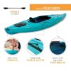 Lifetime Guster 100 Sit-In Kayak (2-Pack) 457 - Image 7