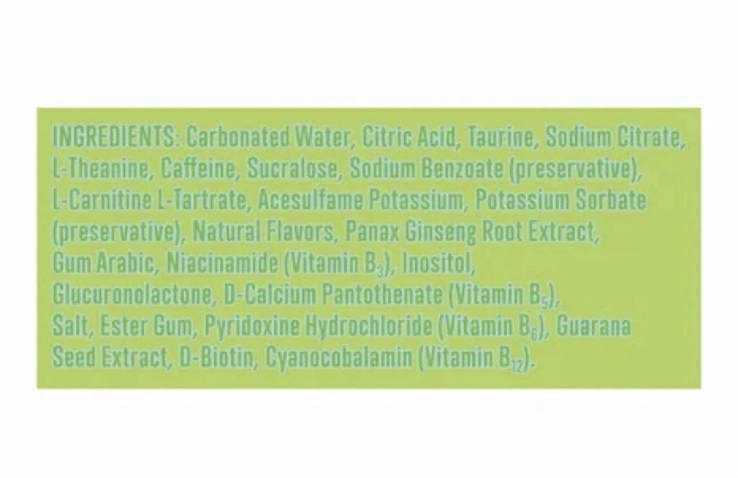 Energy Drink, Lime Slush Flavor, 12 Pack (12fl oz Cans), Sugar Free, Low Calories, 200mg Caffeine - Image 3