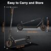Electric Scooter, 350W/500W Powerful Motor, 8.5"/10" Solid Tires, 19/22Mph, 28/21/12 Miles Range,Dual Braking - Image 13