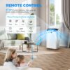 Portable Air Conditioners with Remote Control, 3-in-1 Free Standing Cooling AC Unit with Fan & Dehumidifier, Cools Room up to 700 sq.ft, Smart/Sleep Mode,3 Speed,Auto Swing,24H Timer - Image 23