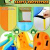 Inflatable Water Slides for Kids 8-in-1 Bounce House Water Park with 450W Blower Climbing Wall, Splash Pool, 2 Water Cannons, Basketball Hoop, Water Slide, Crocodile Sprinkler for Gift Backyard Party - Image 13